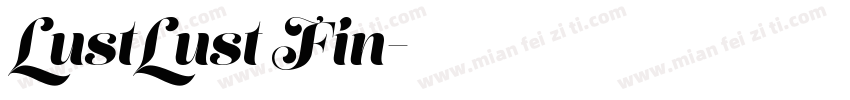 LustLust Fin字体转换